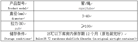 涤玻（管）绳